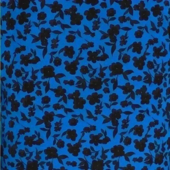 Alice + Olivia Wellesly Tie Neck Bell Sleeve Navy Blue Size Small - Picture 6 of 8